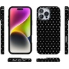 image:imageCasely iPhone 16 Pro Max Case  On the Dot  Black Polka Dot  Compatible with MagSafe  Classic Ultra Slim Design