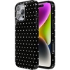 image:imageCasely iPhone 16 Pro Max Case  On the Dot  Black Polka Dot  Compatible with MagSafe  Classic Ultra Slim Design