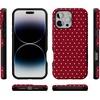 image:imageCasely iPhone 16 Pro Max Case  On the Dot  Maroon Polka Dot  Bold Protective Design  MagSafe Compatible Design