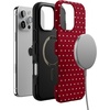 image:imageCasely iPhone 16 Pro Max Case  On the Dot  Maroon Polka Dot  Bold Protective Design  MagSafe Compatible Design