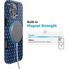 image:imageCasely iPhone 16 Pro Max Case  On the Dot  Navy Polka Dot  Compatible with MagSafe  Classic Ultra Slim Design