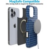 image:imageCasely iPhone 16 Pro Max Case  On the Dot  Navy Polka Dot  Compatible with MagSafe  Classic Ultra Slim Design