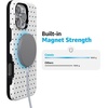 image:imageCasely iPhone 16 Pro Max Case  On the Dot  White Polka Dot  Bold Protective Design  Compatible with MagSafe