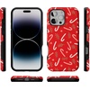 image:imageCasely iPhone 16 Pro Max Case  Peppermint Kiss  Candy Cane  Bold Protective Design  MagSafe Compatible Design