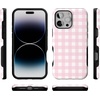image:imageCasely iPhone 16 Pro Max Case  Pink Plaid  Sunday Best  Bold Protective Design  Compatible with MagSafe