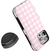 image:imageCasely iPhone 16 Pro Max Case  Pink Plaid  Sunday Best  Bold Protective Design  Compatible with MagSafe