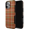 image:imageCasely iPhone 16 Pro Max Case  Spiced Chai  Fall Plaid  Bold Protective Design  MagSafe Compatible Design