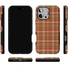 image:imageCasely iPhone 16 Pro Max Case  Spiced Chai  Fall Plaid  Bold Protective Design  MagSafe Compatible Design