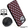 image:imageCasely iPhone 16 Pro Max Case  Spotted in SoHo  Burgundy Polka Dot  Bold Protective Design  Compatible with MagSafe