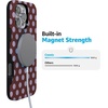 image:imageCasely iPhone 16 Pro Max Case  Spotted in SoHo  Burgundy Polka Dot  Bold Protective Design  Compatible with MagSafe
