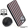 image:imageCasely iPhone 16 Pro Max Case  Sunday in Brooklyn  Chocolate Blue Stripes  Bold Protective Design  Compatible with MagSafe