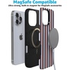 image:imageCasely iPhone 16 Pro Max Case  Sunday in Brooklyn  Chocolate Blue Stripes  Bold Protective Design  Compatible with MagSafe