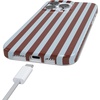 image:imageCasely iPhone 16 Pro Max Case  Sunday in Brooklyn  Chocolate Blue Stripes  Compatible with MagSafe  Classic Ultra Slim Design