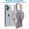image:imageCasely iPhone 16 Pro Max Case  Sunday in Brooklyn  Chocolate Blue Stripes  Compatible with MagSafe  Classic Ultra Slim Design