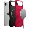 image:imageCasely iPhone 17 Air Case  Best Dressed  Red Houndstooth  Bold Protective Design  MagSafe Compatible Design
