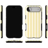 image:imageCasely iPhone 17 Air Case  Butter Yellow Stripes  Sunday Best  Bold Protective Design  Compatible with MagSafe