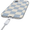 image:imageCasely iPhone 17 Air Case  Coquette Girlie  Pastel Bows  Compatible with MagSafe  Classic Ultra Slim DesignFit Check  Light Blue Checkerboard