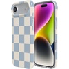 image:imageCasely iPhone 17 Air Case  Coquette Girlie  Pastel Bows  Compatible with MagSafe  Classic Ultra Slim DesignFit Check  Light Blue Checkerboard