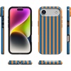 image:imageCasely iPhone 17 Air Case  Coquette Girlie  Pastel Bows  Compatible with MagSafe  Classic Ultra Slim DesignGo New York  Blue  Orange Stripes