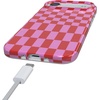 image:imageCasely iPhone 17 Air Case  Coquette Girlie  Pastel Bows  Compatible with MagSafe  Classic Ultra Slim DesignVibe Check  Pink Checkerboard