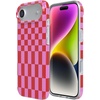 image:imageCasely iPhone 17 Air Case  Coquette Girlie  Pastel Bows  Compatible with MagSafe  Classic Ultra Slim DesignVibe Check  Pink Checkerboard