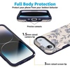 image:imageCasely iPhone 17 Air Case  Ink amp Iris  Vintage Floral  Bold Protective Design  Compatible with MagSafe