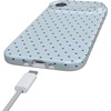 image:imageCasely iPhone 17 Air Case  On the Dot  Blue amp Brown Polka Dot  Compatible with MagSafe  Classic Ultra Slim Design