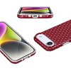 image:imageCasely iPhone 17 Air Case  On the Dot  Maroon Polka Dot  Compatible with MagSafe  Classic Ultra Slim Design