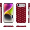 image:imageCasely iPhone 17 Air Case  On the Dot  Maroon Polka Dot  Compatible with MagSafe  Classic Ultra Slim Design