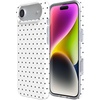 image:imageCasely iPhone 17 Air Case  On the Dot  White Polka Dot  Compatible with MagSafe  Classic Ultra Slim Design