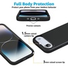image:imageCasely iPhone 17 Air Case  Reality Check  Periwinkle  Bold Protective Design  Compatible with MagSafeBlack on Black