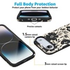 image:imageCasely iPhone 17 Air Case  Reality Check  Periwinkle  Bold Protective Design  Compatible with MagSafeDark Fantasy  Contrast Floral