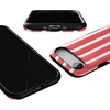 image:imageCasely iPhone 17 Air Case  Reality Check  Periwinkle  Bold Protective Design  Compatible with MagSafeEast Coast Summer  Red Stripes