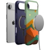 image:imageCasely iPhone 17 Air Case  Reality Check  Periwinkle  Bold Protective Design  Compatible with MagSafeEndless Peaks  Colorblock Mountain