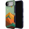 image:imageCasely iPhone 17 Air Case  Reality Check  Periwinkle  Bold Protective Design  Compatible with MagSafeEndless Peaks  Colorblock Mountain