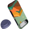 image:imageCasely iPhone 17 Air Case  Reality Check  Periwinkle  Bold Protective Design  Compatible with MagSafeEndless Peaks  Colorblock Mountain