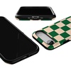 image:imageCasely iPhone 17 Air Case  Reality Check  Periwinkle  Bold Protective Design  Compatible with MagSafeFit Check  Green Checkerboard