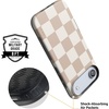 image:imageCasely iPhone 17 Air Case  Reality Check  Periwinkle  Bold Protective Design  Compatible with MagSafeFit Check  Neutral Checkerboard