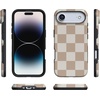 image:imageCasely iPhone 17 Air Case  Reality Check  Periwinkle  Bold Protective Design  Compatible with MagSafeFit Check  Neutral Checkerboard