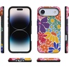 image:imageCasely iPhone 17 Air Case  Reality Check  Periwinkle  Bold Protective Design  Compatible with MagSafeFlower Patch  MultiColor Floral