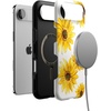 image:imageCasely iPhone 17 Air Case  Reality Check  Periwinkle  Bold Protective Design  Compatible with MagSafeGolden Garden  Yellow Sunflower