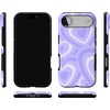 image:imageCasely iPhone 17 Air Case  Reality Check  Periwinkle  Bold Protective Design  Compatible with MagSafeLove Song  Lavender Heart