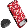 image:imageCasely iPhone 17 Air Case  Reality Check  Periwinkle  Bold Protective Design  Compatible with MagSafeLove Song Remix  Ombre Hearts