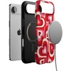 image:imageCasely iPhone 17 Air Case  Reality Check  Periwinkle  Bold Protective Design  Compatible with MagSafeLove Song Remix  Ombre Hearts