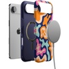 image:imageCasely iPhone 17 Air Case  Reality Check  Periwinkle  Bold Protective Design  Compatible with MagSafeMidnight Color Splash  Abstract Retro