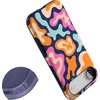 image:imageCasely iPhone 17 Air Case  Reality Check  Periwinkle  Bold Protective Design  Compatible with MagSafeMidnight Color Splash  Abstract Retro