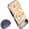 image:imageCasely iPhone 17 Air Case  Reality Check  Periwinkle  Bold Protective Design  Compatible with MagSafeMushroom Magic  Retro Floral