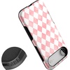 image:imageCasely iPhone 17 Air Case  Reality Check  Periwinkle  Bold Protective Design  Compatible with MagSafeQueen of Diamonds  Pink Watercolor