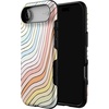 image:imageCasely iPhone 17 Air Case  Reality Check  Periwinkle  Bold Protective Design  Compatible with MagSafeRide The Wave  Pastel Rainbow Lined