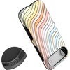 image:imageCasely iPhone 17 Air Case  Reality Check  Periwinkle  Bold Protective Design  Compatible with MagSafeRide The Wave  Pastel Rainbow Lined